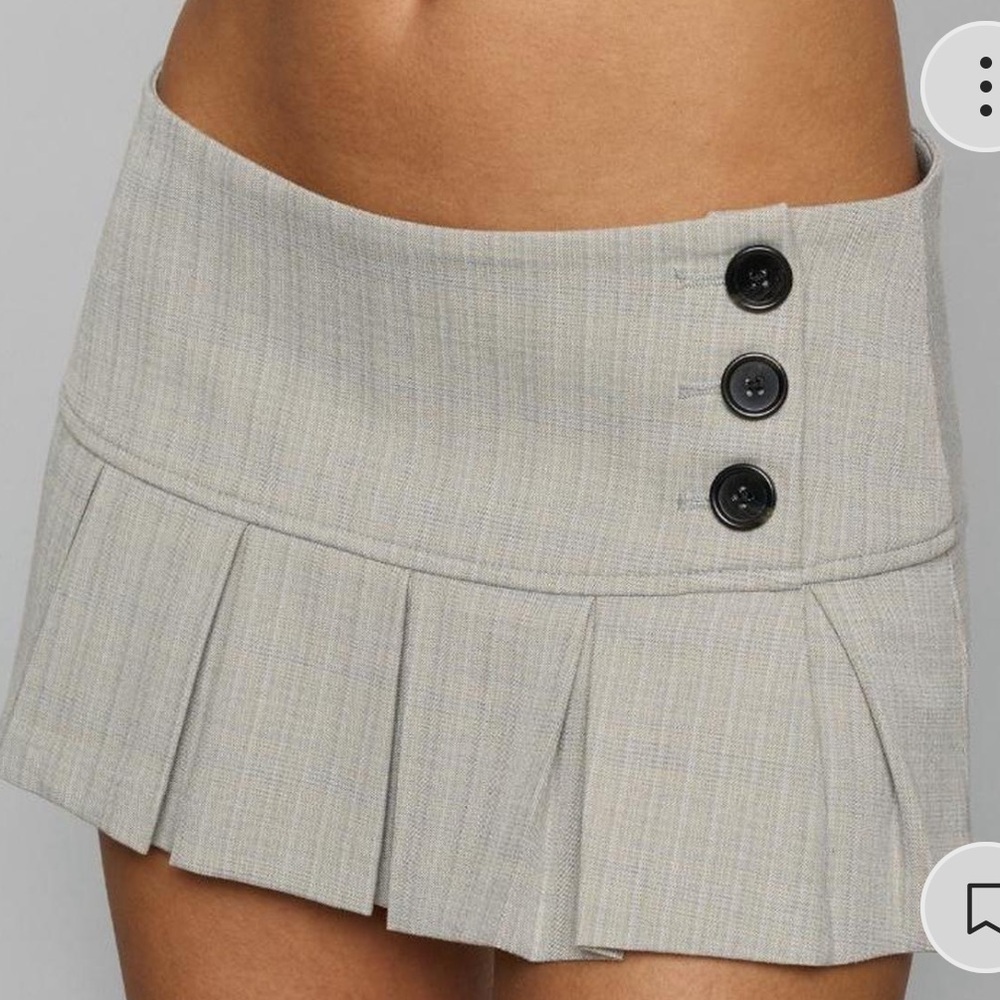 Guizio pleated skirt